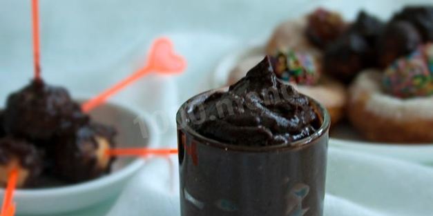 шоколадный крем для торта