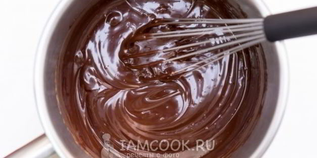 шоколадный крем на сливках