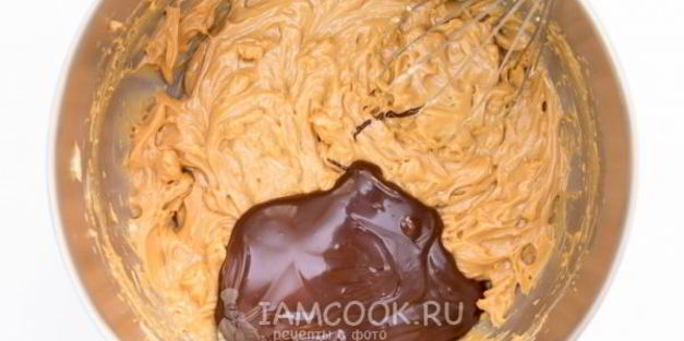 шоколадный крем на сливках