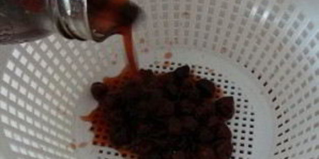 шоколадный крем с вишней