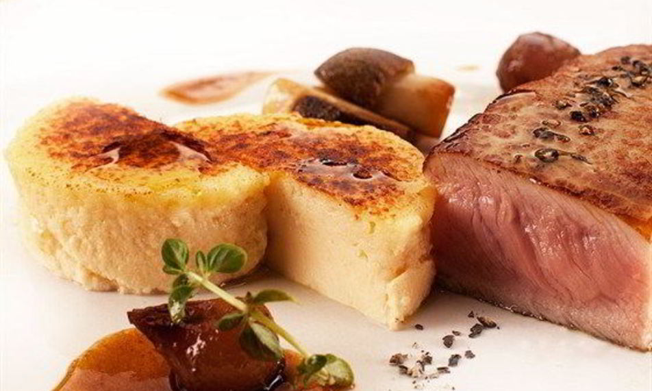 Рецепт телятина с крем-брюле из сыра