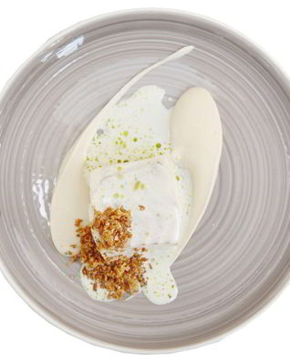 Треска с кремом из сельдерея