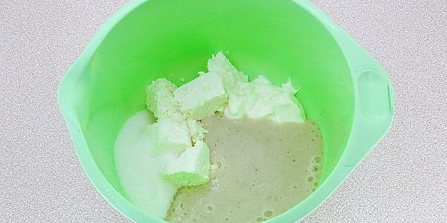 творожно-банановый крем