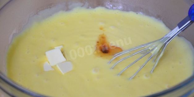 ванильный крем для торта наполеон на желтках