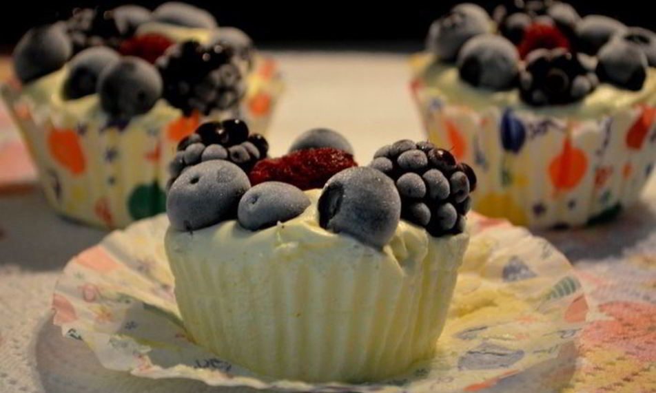 Рецепт ягодный замороженный крем