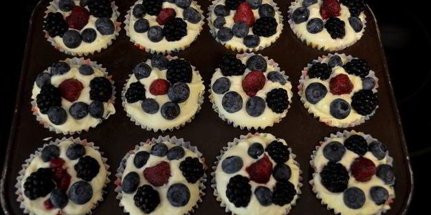 ягодный замороженный крем