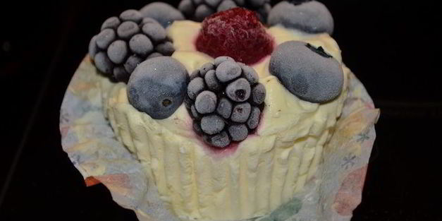 ягодный замороженный крем