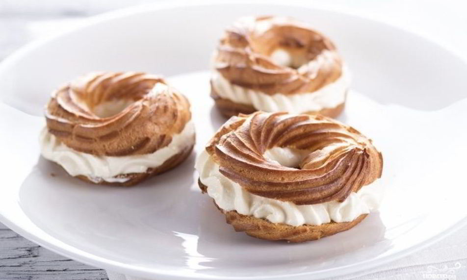 Рецепт заварное тесто с творожным кремом