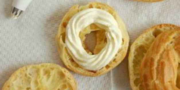 заварное тесто с творожным кремом