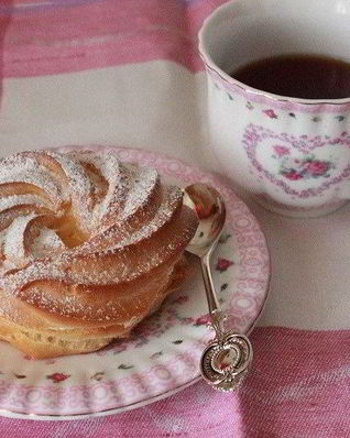 Заварные кольца со сливочным кремом