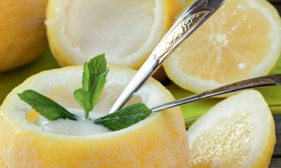 Рецепт лимонный сорбет с мятой