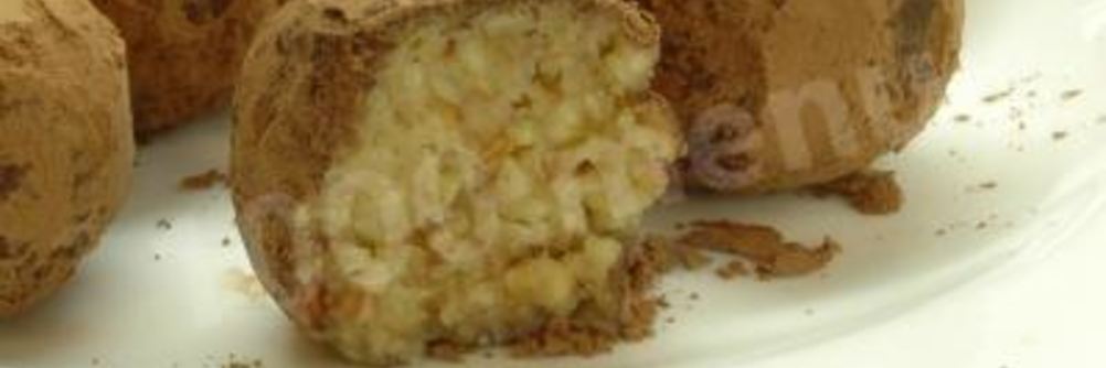 Миндальные трюфели