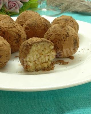 Миндальные трюфели