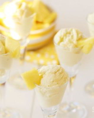 Ананасовое мороженое