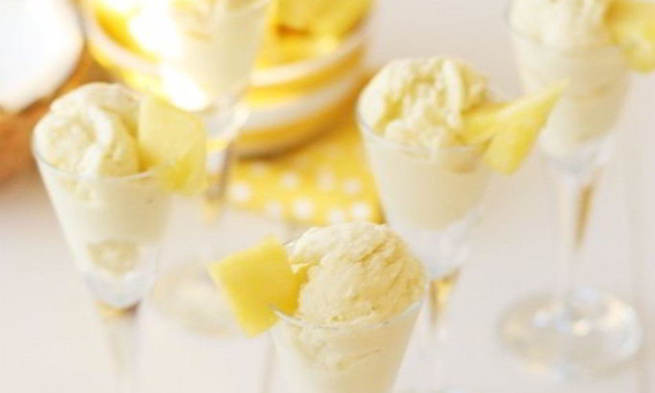 Рецепт ананасовое мороженое