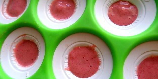 бананово-клубничное мороженое