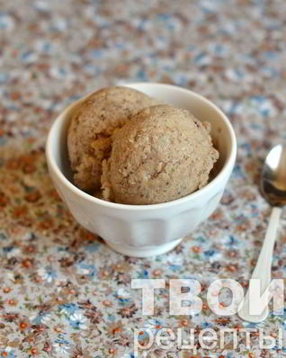 Быстрое банановое мороженое с шоколадом