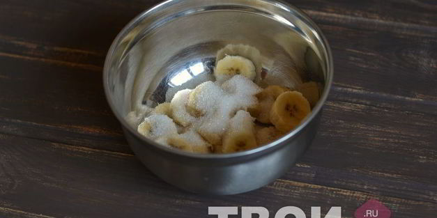 быстрое банановое мороженое с шоколадом