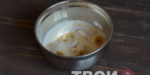 быстрое банановое мороженое с шоколадом