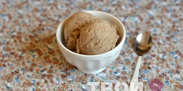 быстрое банановое мороженое с шоколадом