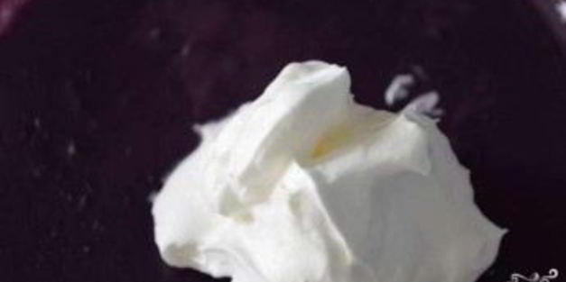 черничное мороженое