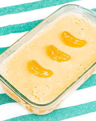 Домашнее мороженое с мандаринами