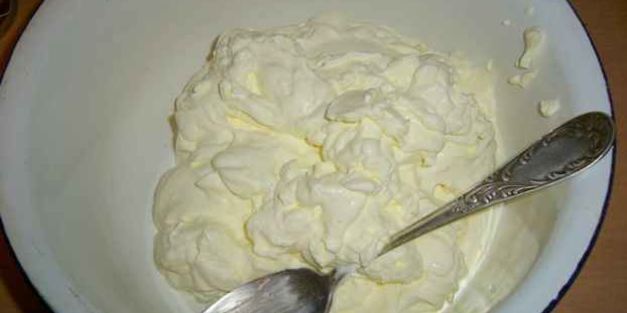 домашнее сливочное мороженое