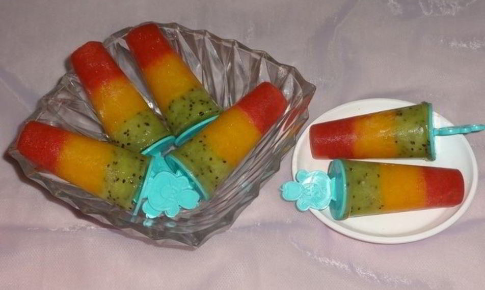 Рецепт фруктовое мороженое светофор