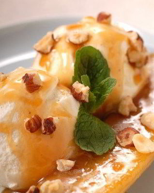 Карамельно-апельсиновый соус для мороженого