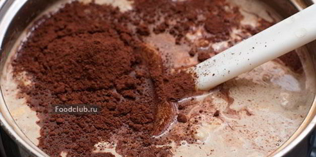 кофейно-шоколадное диетическое мороженое