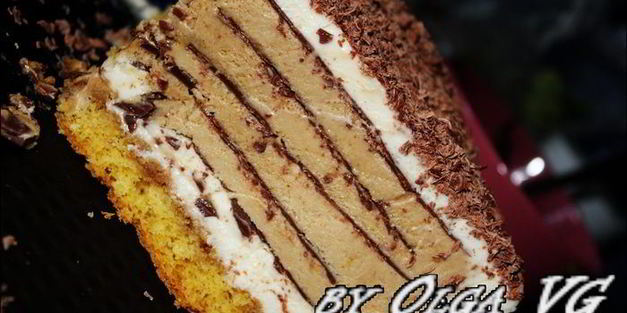 мильфей — торт-мороженое с кофе и шоколадом