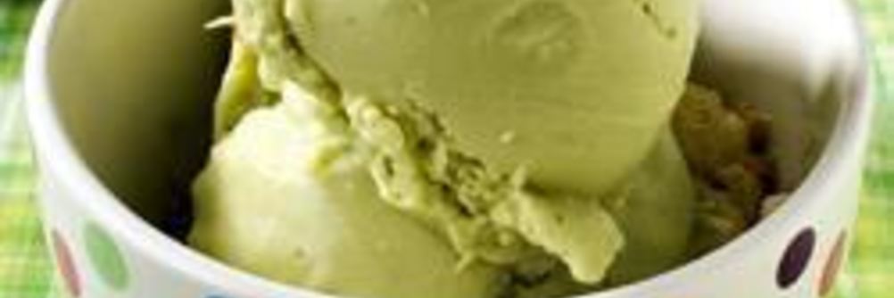 Мороженое из кокоса и авокадо