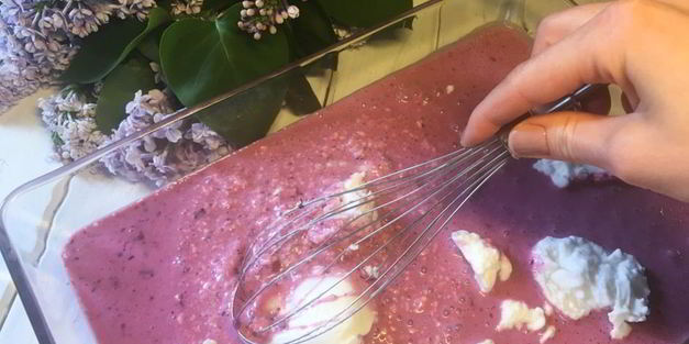 мороженое из сирени