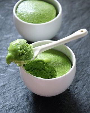 Мороженое из зеленого чая