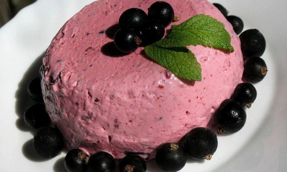 Рецепт мороженое с черной смородиной