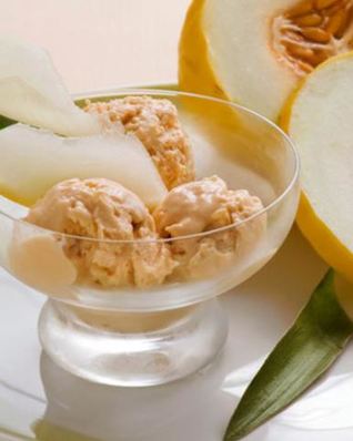 Мороженое с дыней