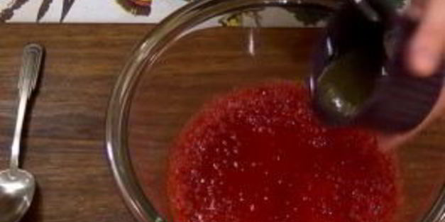 мороженое семифредо с клубникой