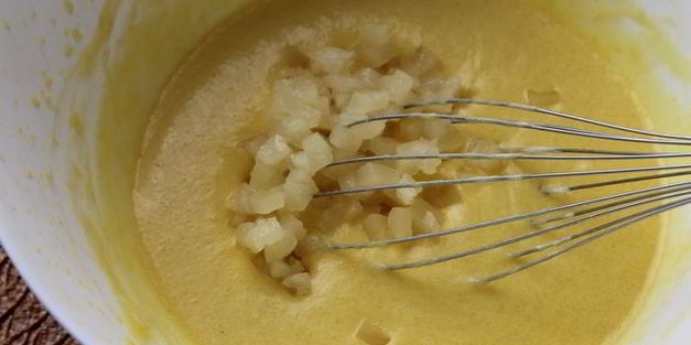 мороженое тропический рай с ананасами