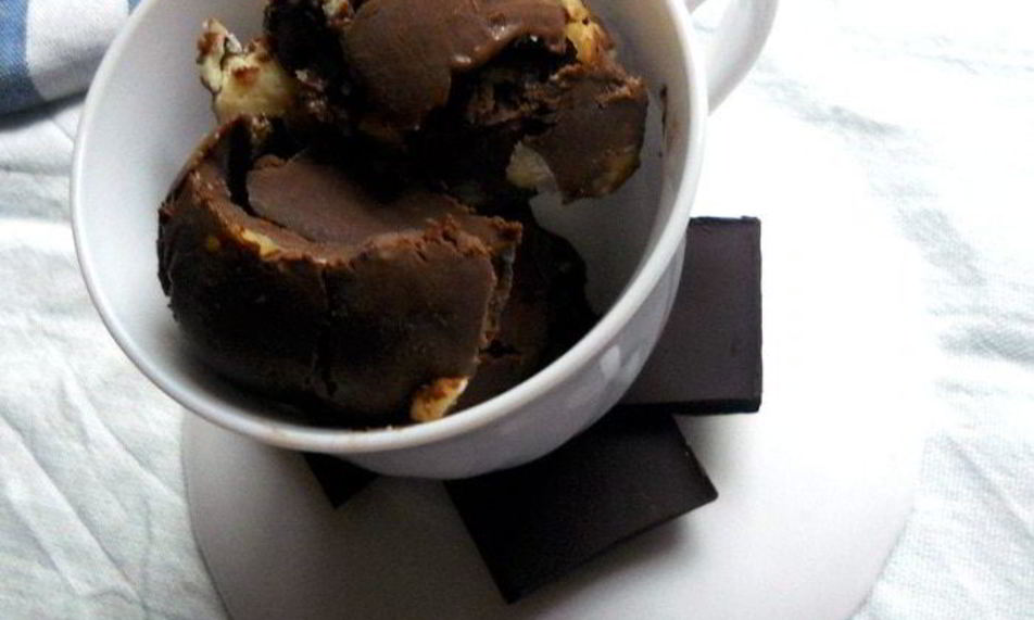 Рецепт мятное мороженое с грецкими орехами и белым шоколадом