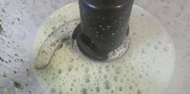 мятное мороженое с кусочками шоколада