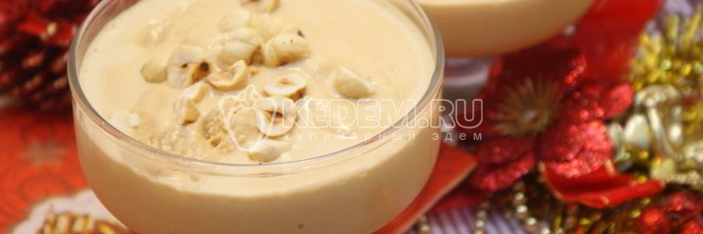 Новогодний десерт-мороженое Крем-брюле