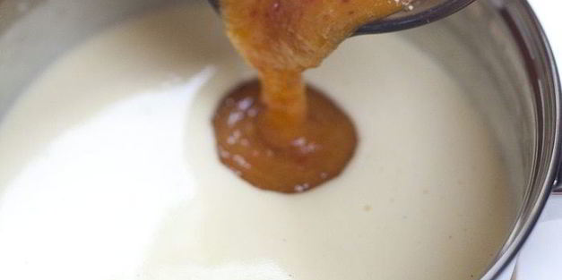 персиковое мороженое