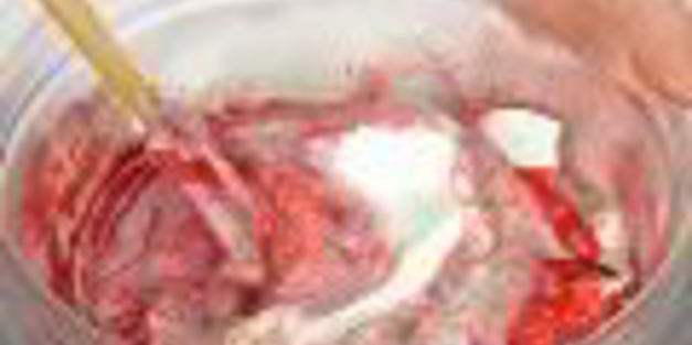 простое клубничное мороженое