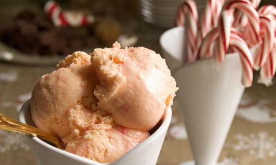 Рецепт рождественское мороженое с перечной мятой