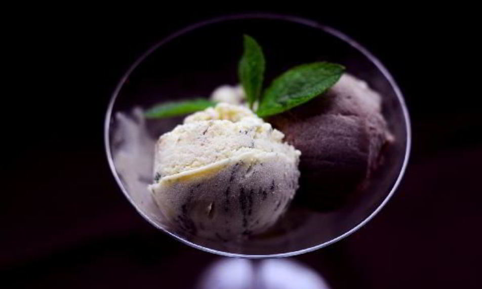 Рецепт шоколадное и мятное мороженое