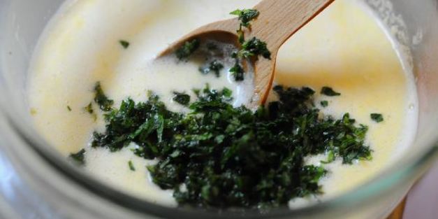 шоколадное и мятное мороженое