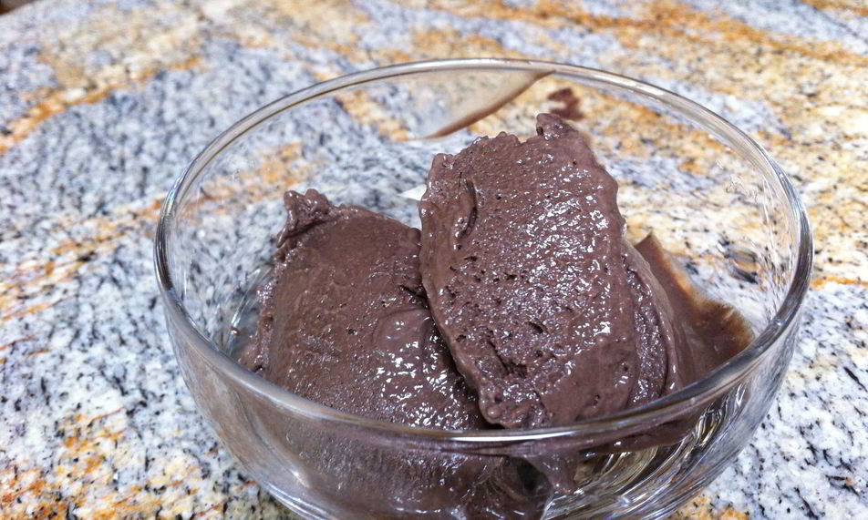 Рецепт шоколадное мороженое c авокадо