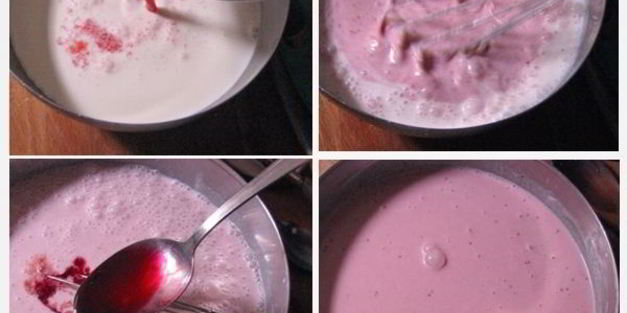 сливочное мороженое с запеченной клубникой и медом