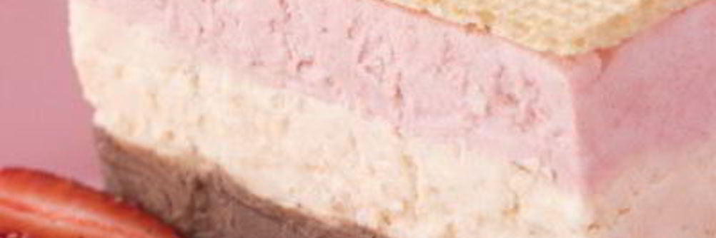 Террин из трех видов мороженого