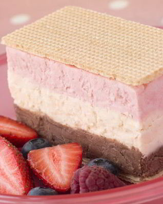 Террин из трех видов мороженого